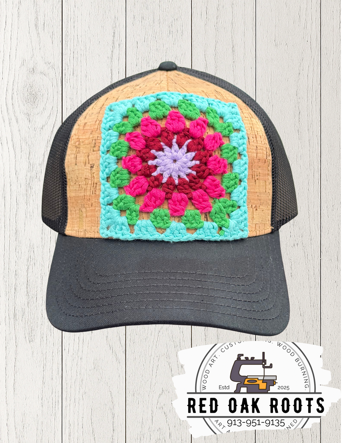 Granny Square trucker