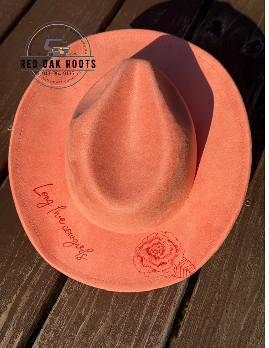 “Long Live Cowgirls” children’s cowboy hat